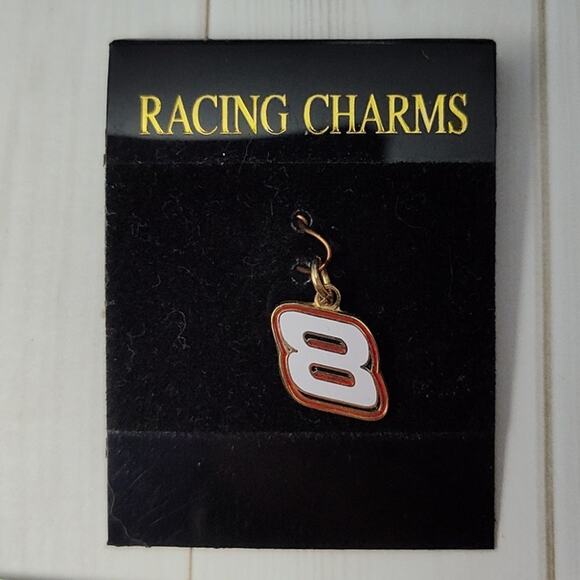 Racing Charms NASCAR Dale Earnhardt Jr Number 8 Pendant - Picture 1 of 3